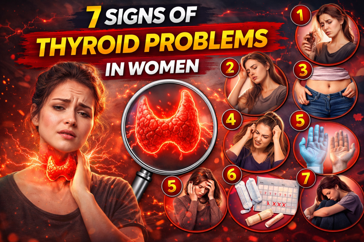 7 Signs of Thyroid Problems in Women